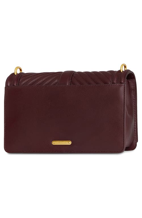 Rebecca Minkoff Love Chevron Quilted Crossbody Bag In Red