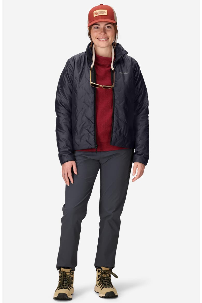 MonoQuilt Jacket, Alternate, color, BLACK
