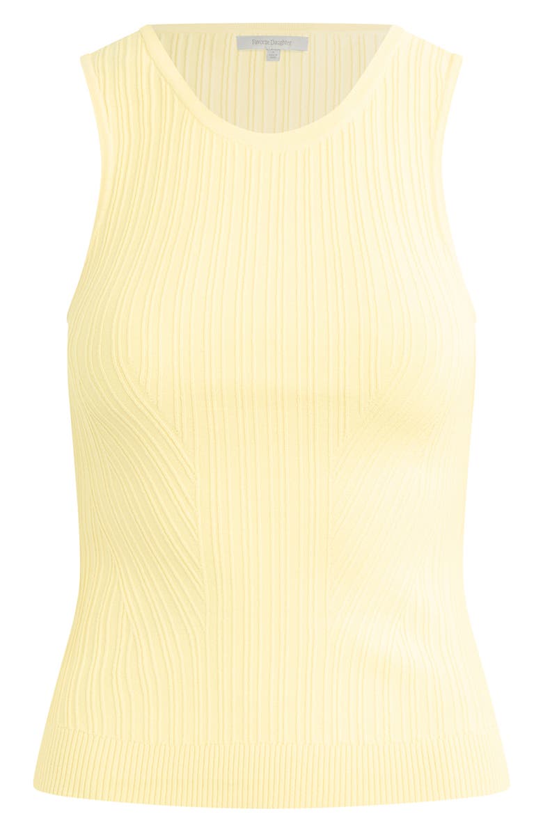 Favorite Daughter The Kennedy Rib Tank, Alternate, color, Blondie