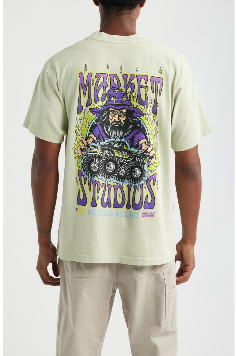 No Rules No Limits Cotton Graphic T-Shirt, Alternate, color, PISTACHIO