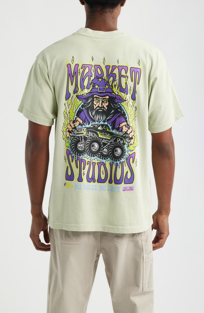 MARKET No Rules No Limits Cotton Graphic T-Shirt, Alternate, color, Pistachio