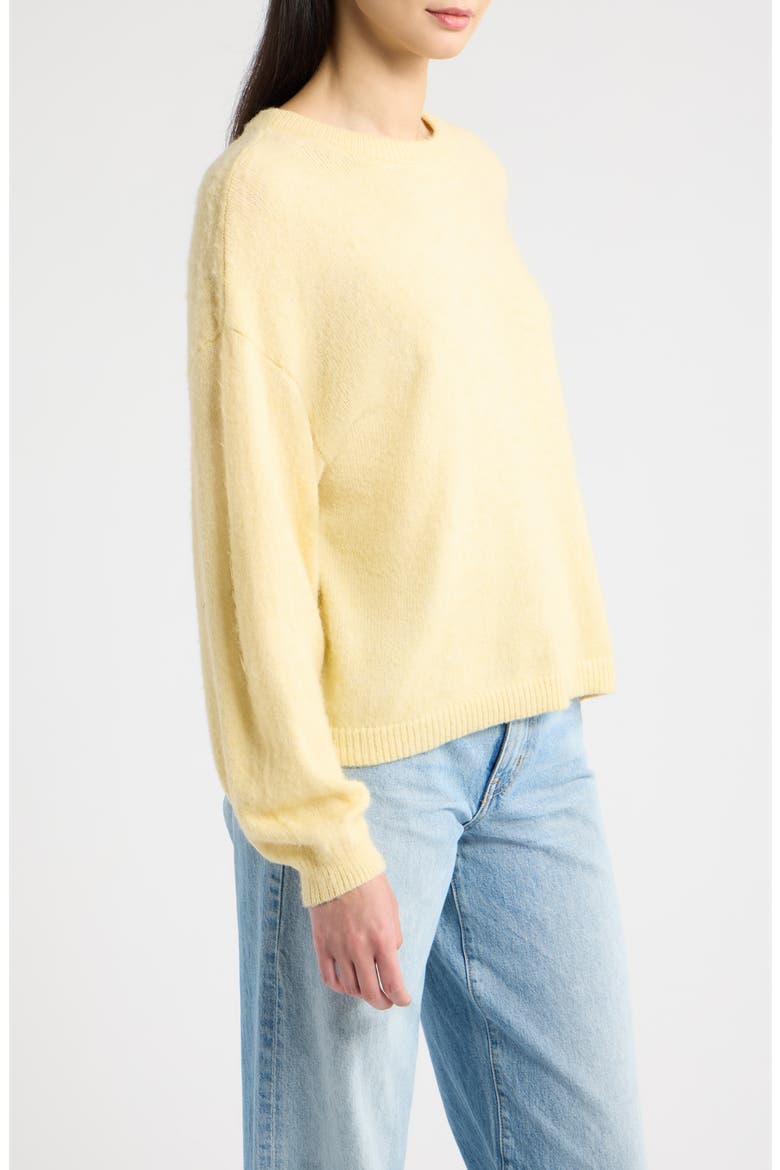 Haidyn Crewneck Sweater, Alternate, color, YELLOW