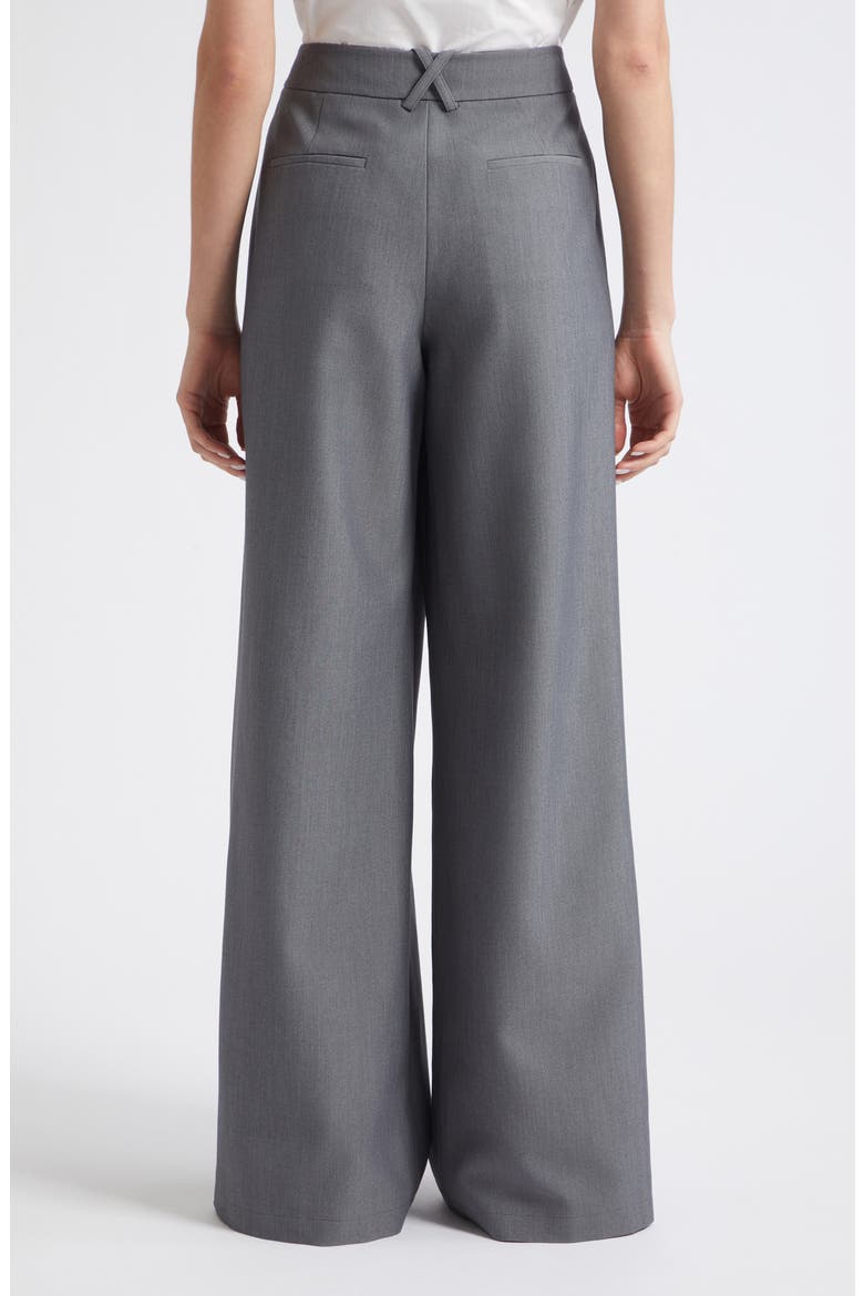 Gaia High Waist Flared Pants, Alternate, color, SHADOW