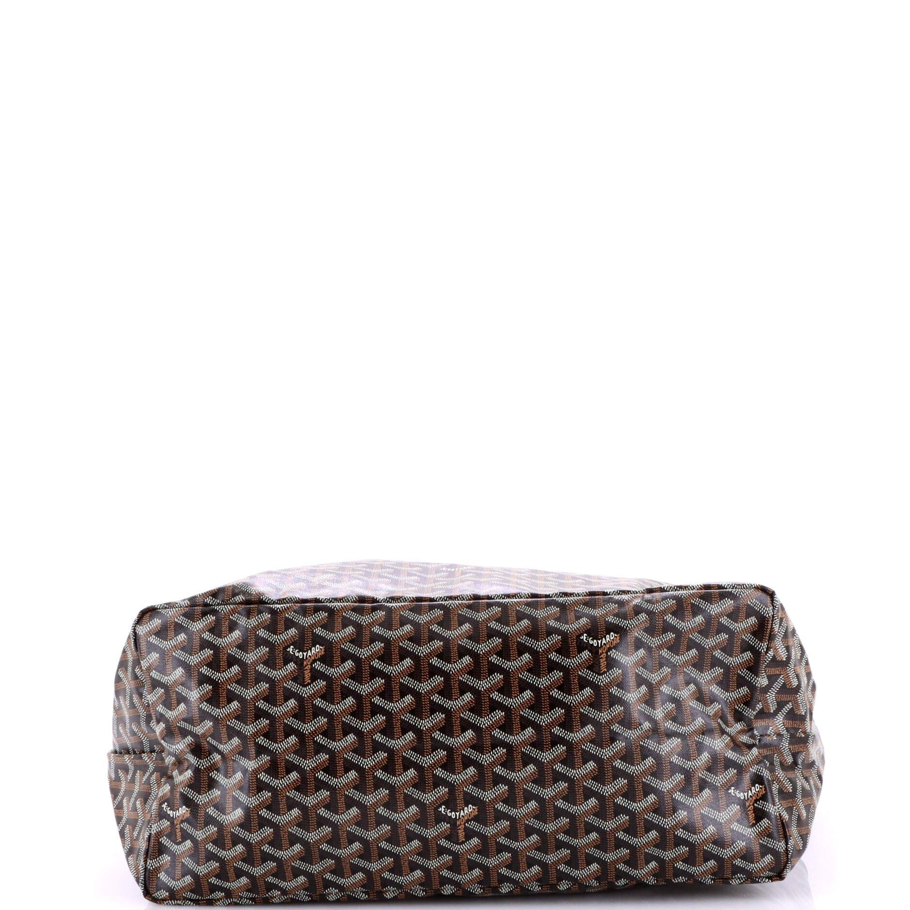 Pre-Owned Goyard Saint Louis Tote Coated Canvas GM, Alternate, color, Black