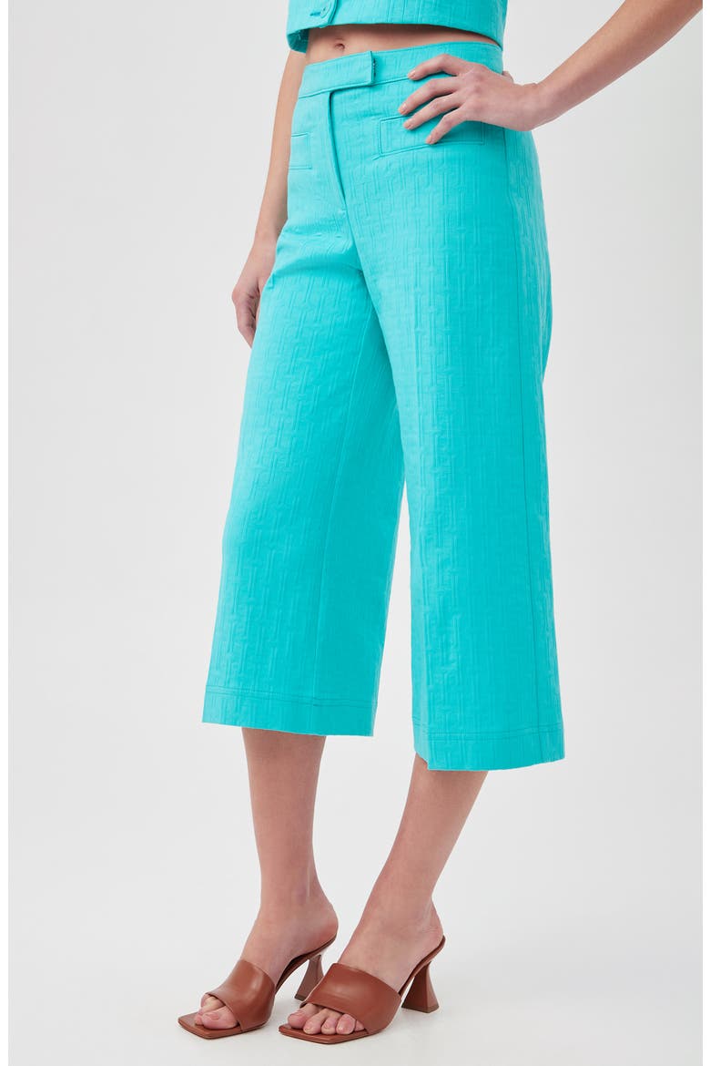 Oceanic Crop Wide Leg Pants, Alternate, color, OCEANO