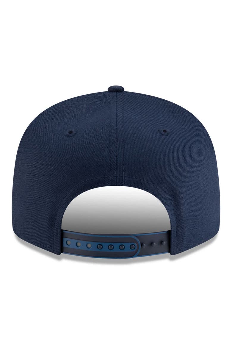 New Era Men's New Era White/Navy Minnesota Timberwolves 2025 NBA Tip Off Split Panel 9FIFTY Snapback Hat, Alternate, color, White