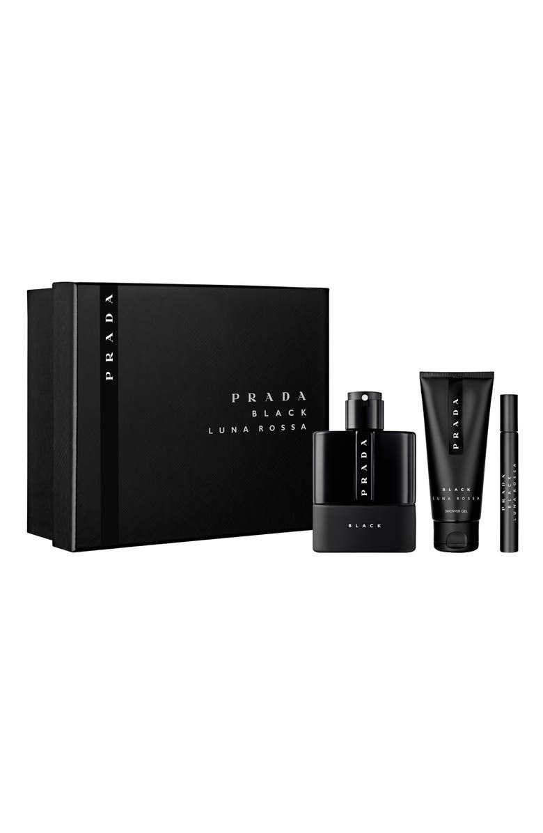 Prada Luna Rossa Black Eau de Parfum Set, Main, color, 