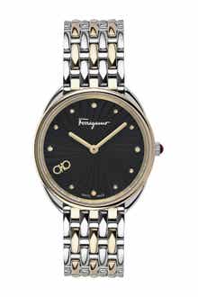 FERRAGAMO Men's Cuir Watch, 34mm