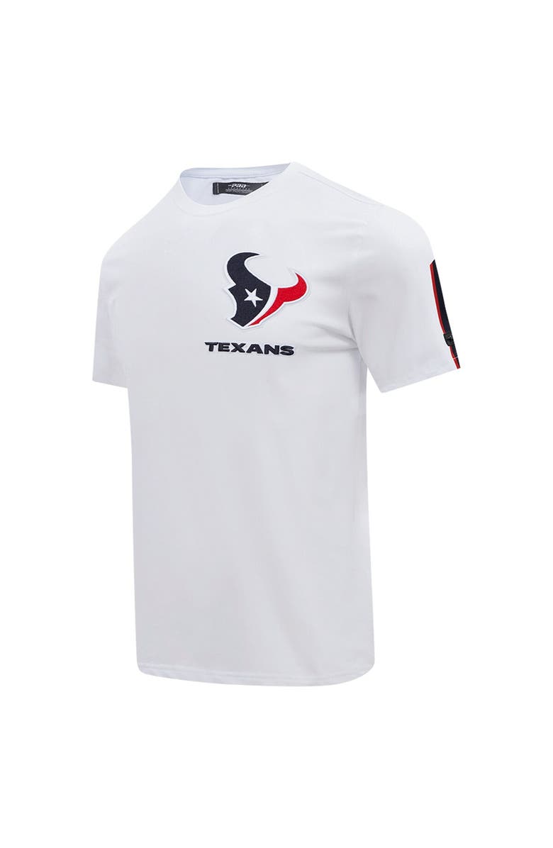 PRO STANDARD Men's Pro Standard White Houston Texans Team Logo Away T-Shirt, Alternate, color, White