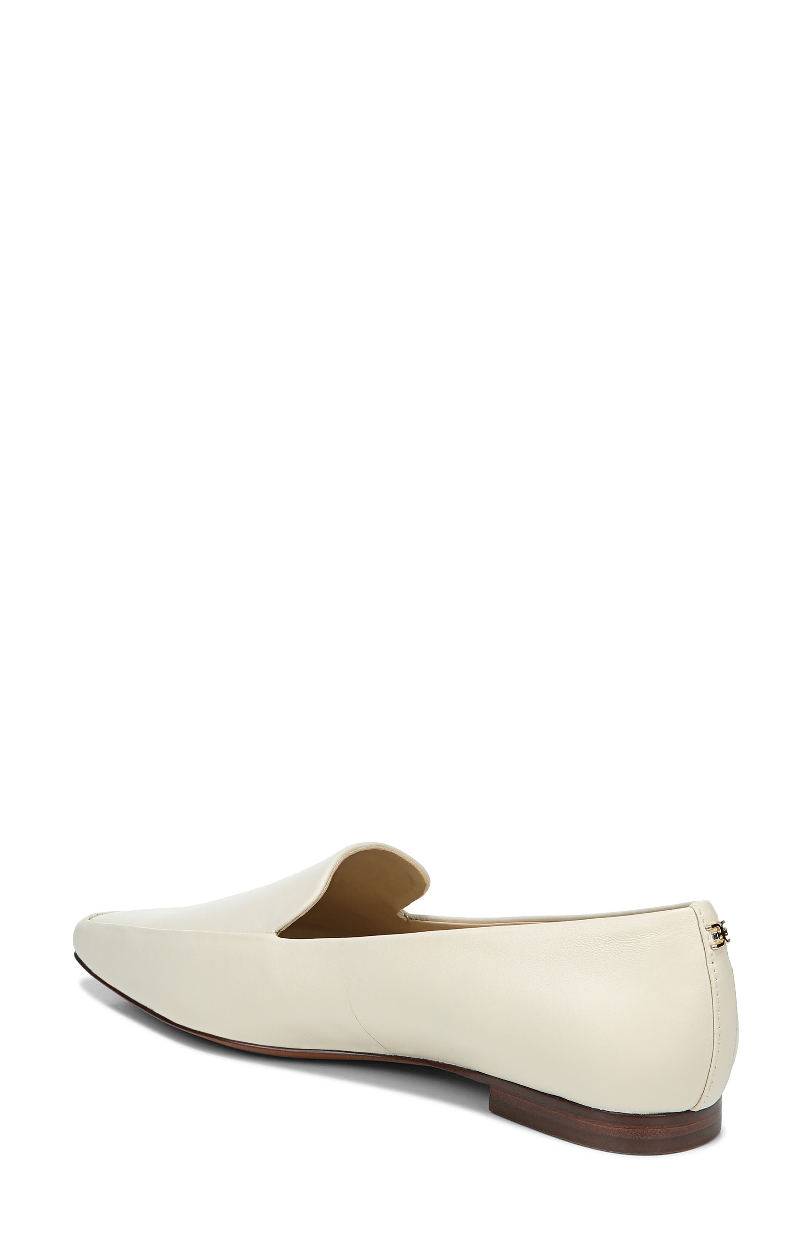 Emelie Square Toe Loafer, Alternate, color, MODERN IVORY LEATHER