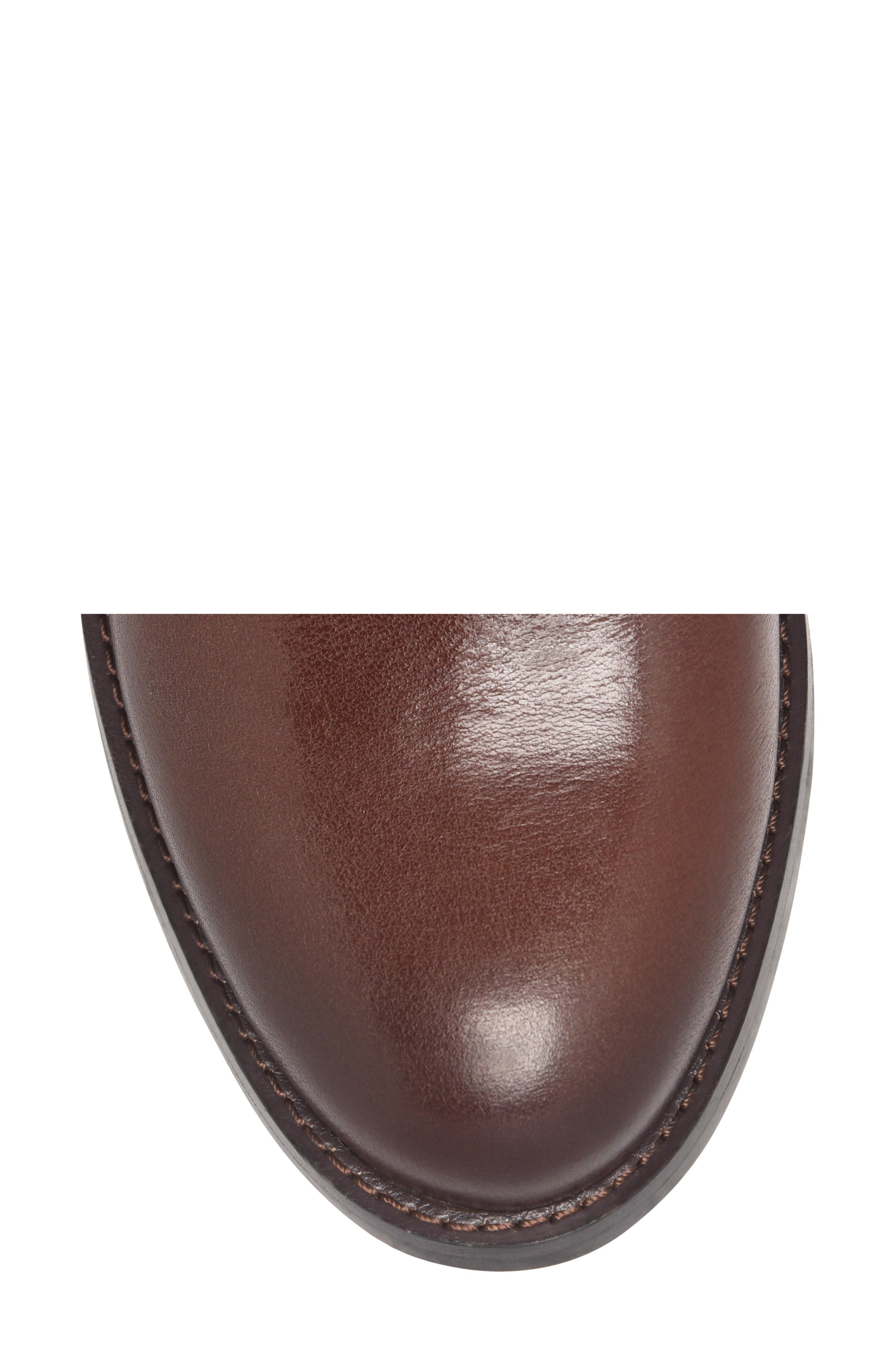 Alessandra Leather Bootie, Alternate, color, COGNAC