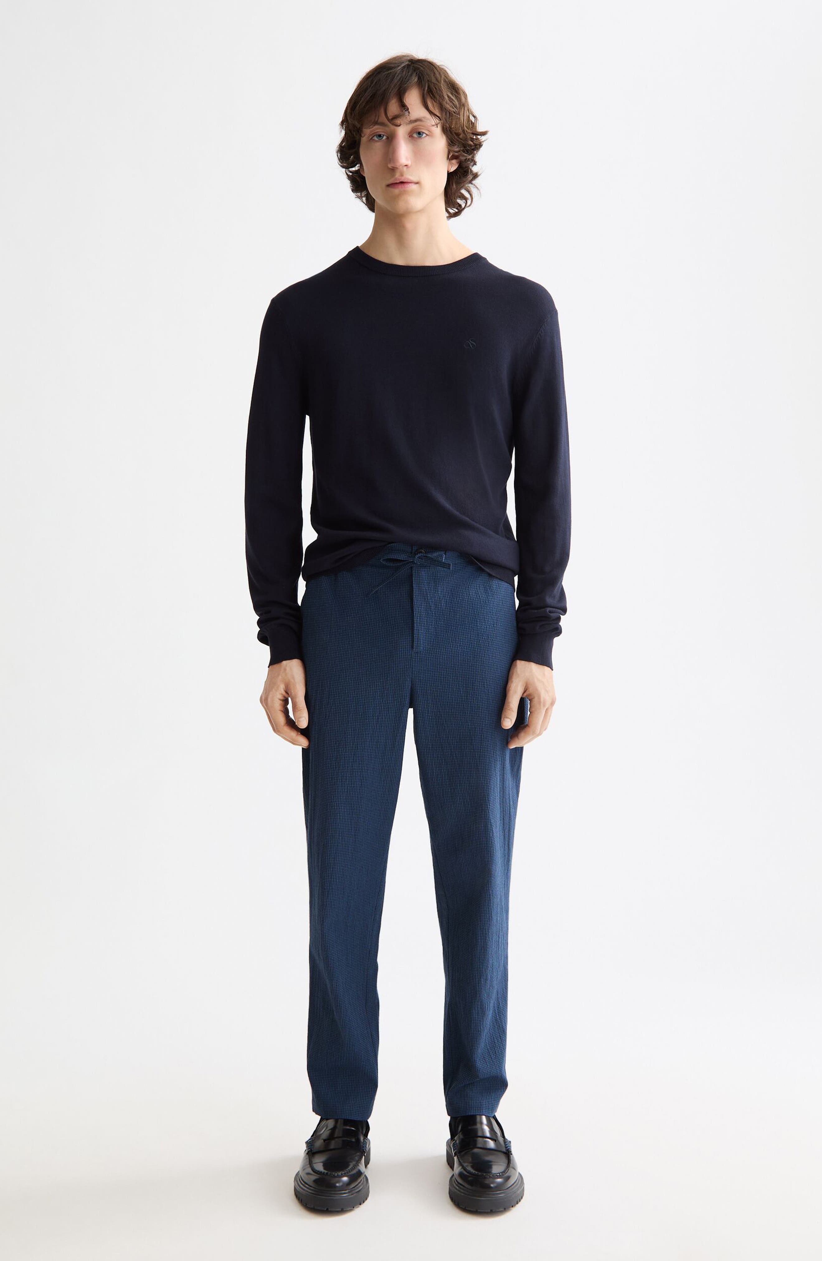 poff 新作Shadow check seersucker pants ab1b675f-6ea6-483a-b154-