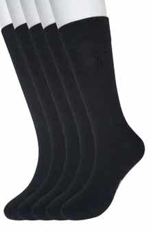 Original Penguin Solid Heather Mix 5-Pack Crew Socks