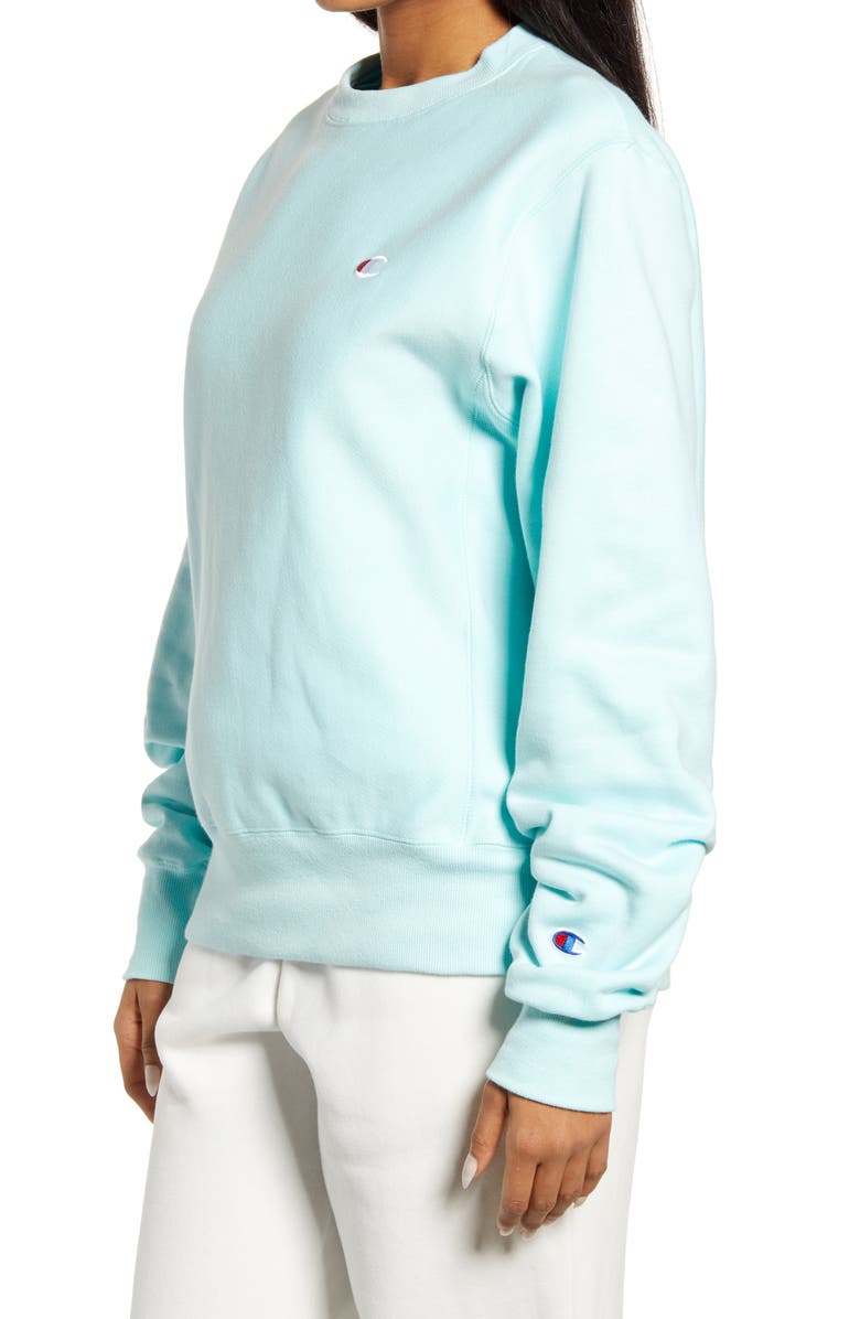 Champion Reverse Weave<sup>®</sup> Boyfriend Sweatshirt, Alternate, color, 