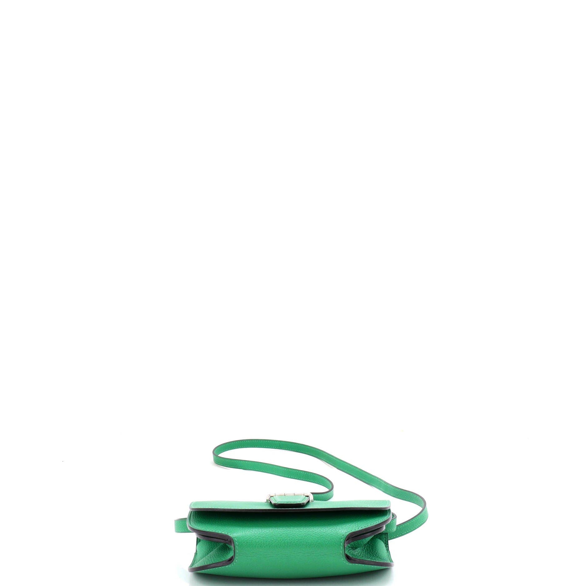 Pre-Owned Hermes Convoyeur Crossbody Bag Evercolor Mini, Alternate, color, Green