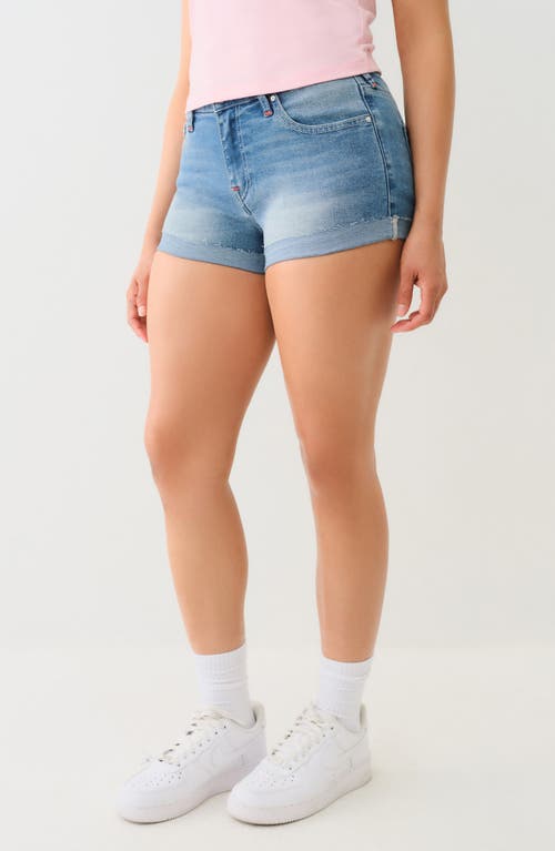 TRUE RELIGION TRUE RELIGION JENNIE CUFFED DENIM SHORTS