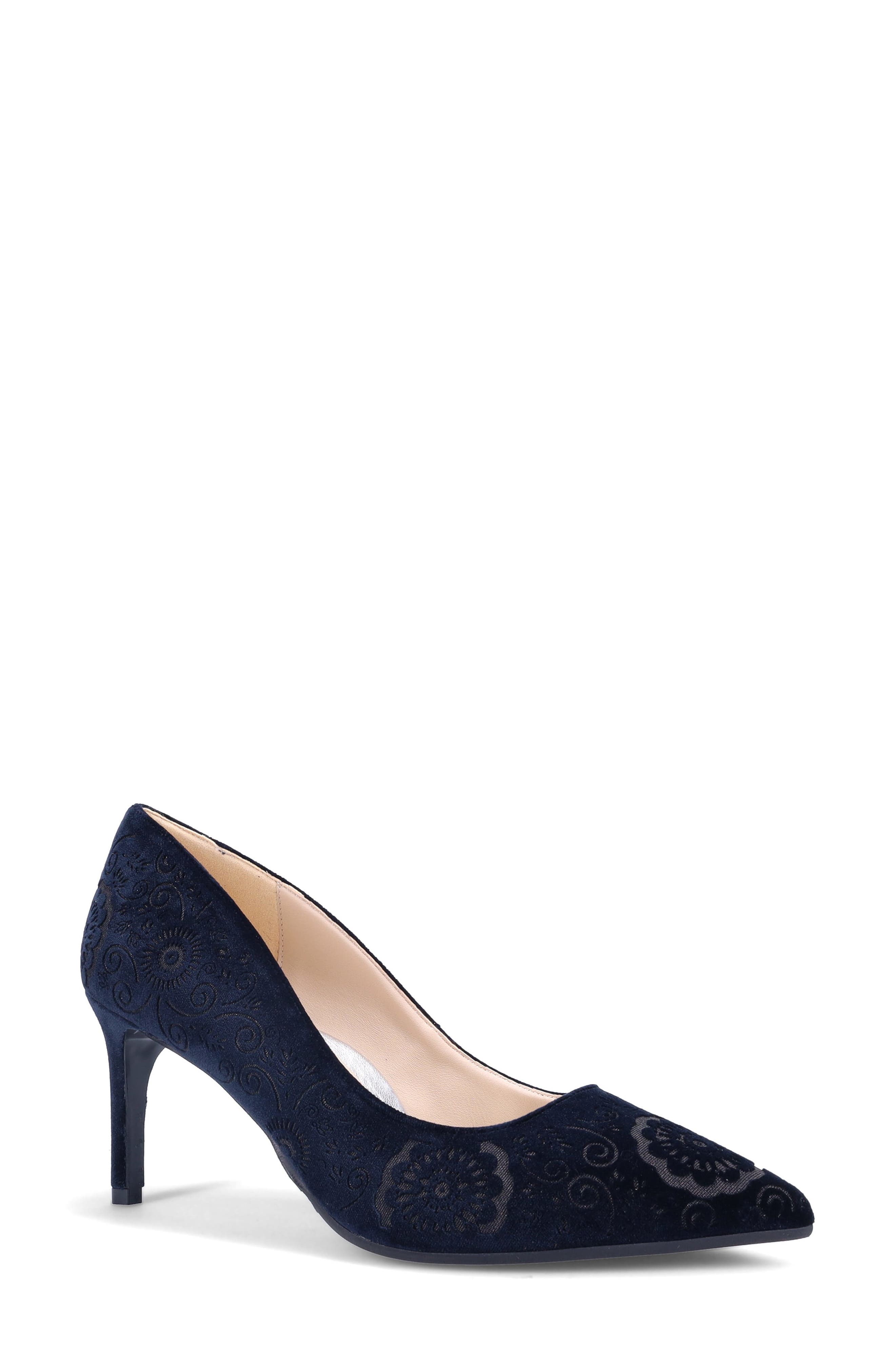 Ron White x Devil Wears Prada Pointed Toe Pump, Main, color, French Navy