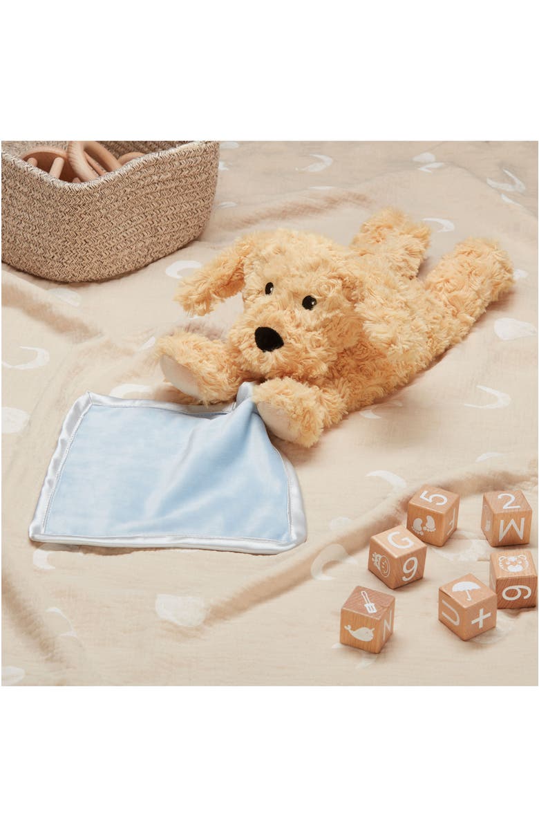 Warmies Dog Blanket Plush Toy, Alternate, color, Gold