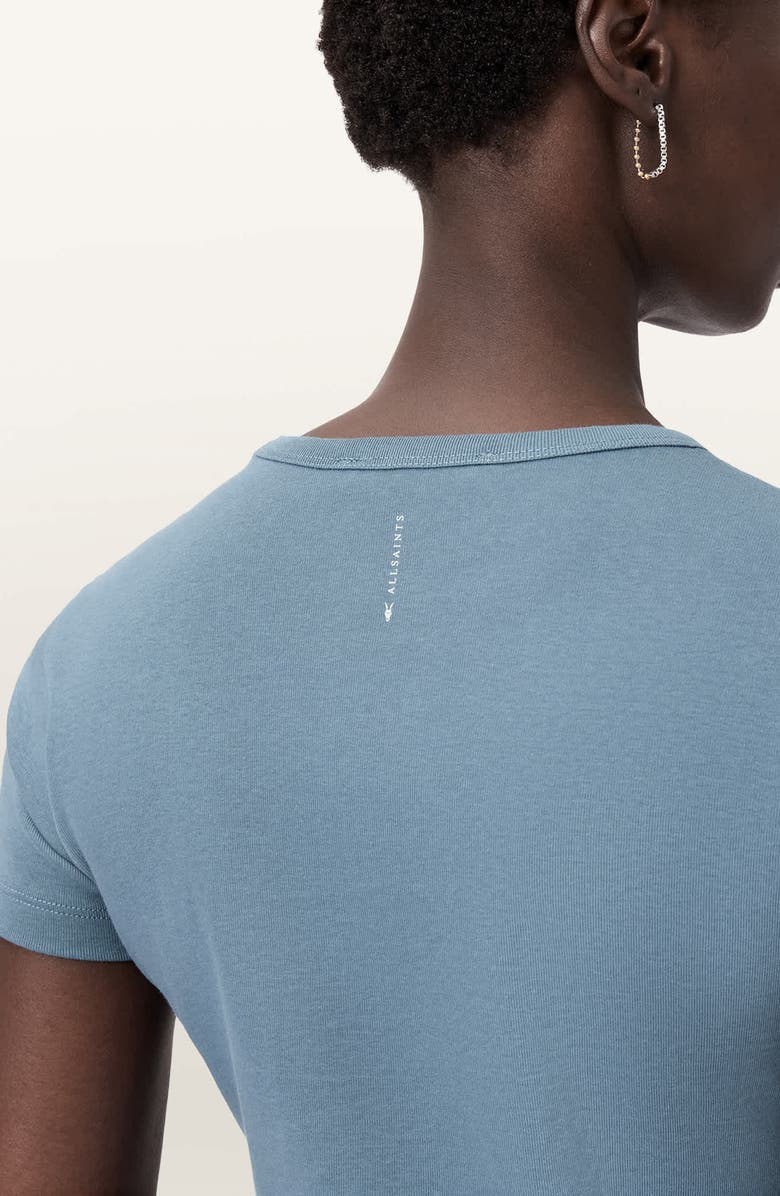 AllSaints Stevie Cotton T-Shirt, Alternate, color, Pale Blue