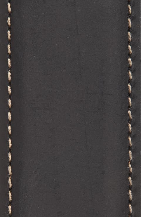 Distressed Oiled Leather Belt