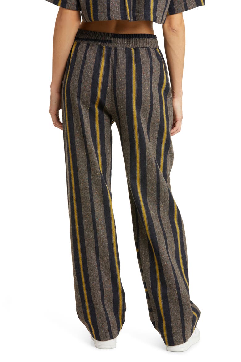 Blocked Ease Silk Pants, Alternate, color, MULTI STRIPE