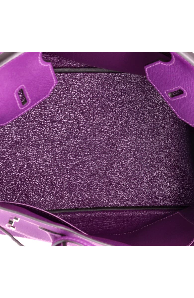 Pre-Owned Hermes Birkin Handbag Purple Epsom with Palladium Hardware 30, Alternate, color, Anemone