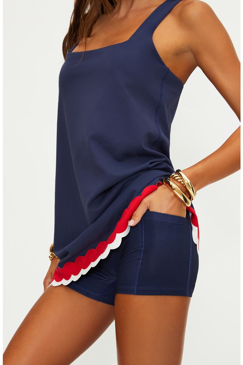 Mischa Colorblock Cover-Up Minidress, Alternate, color, TWILIGHT FIREWORK COLORBLOCK