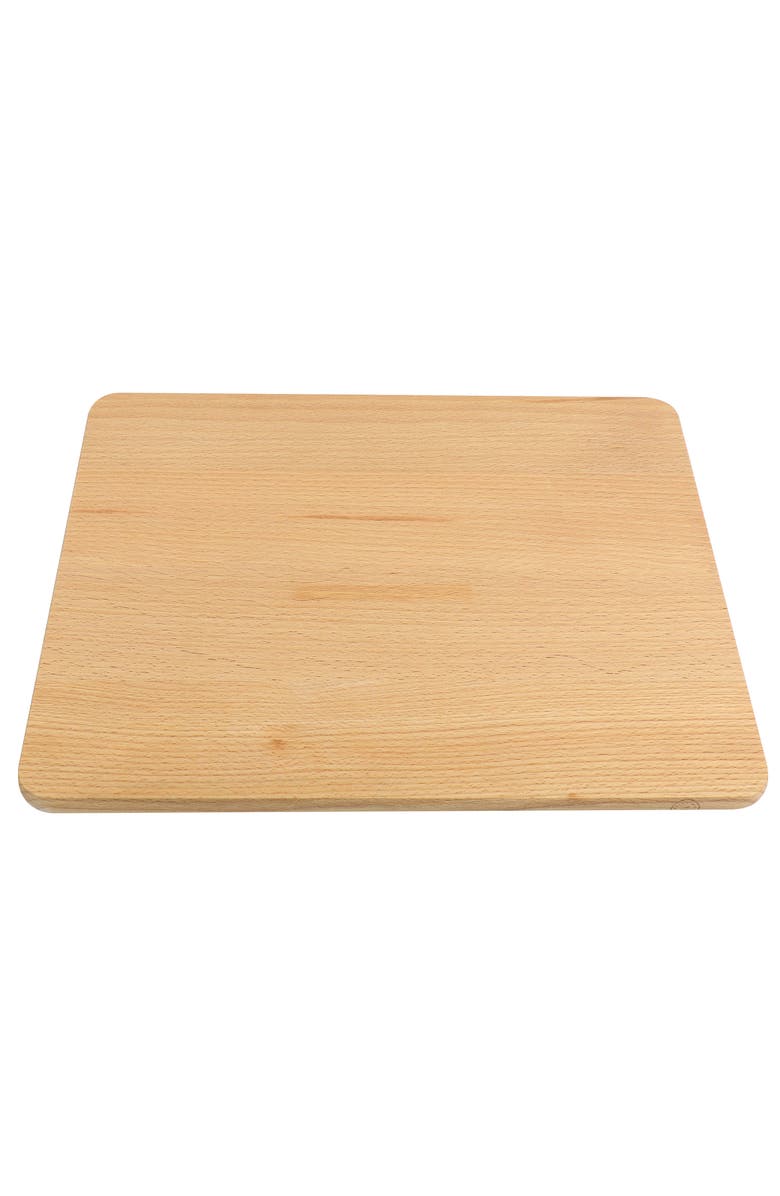 MARTHA STEWART 14 x 11 inch Beech Wood Cutting Board, Alternate, color, Brown