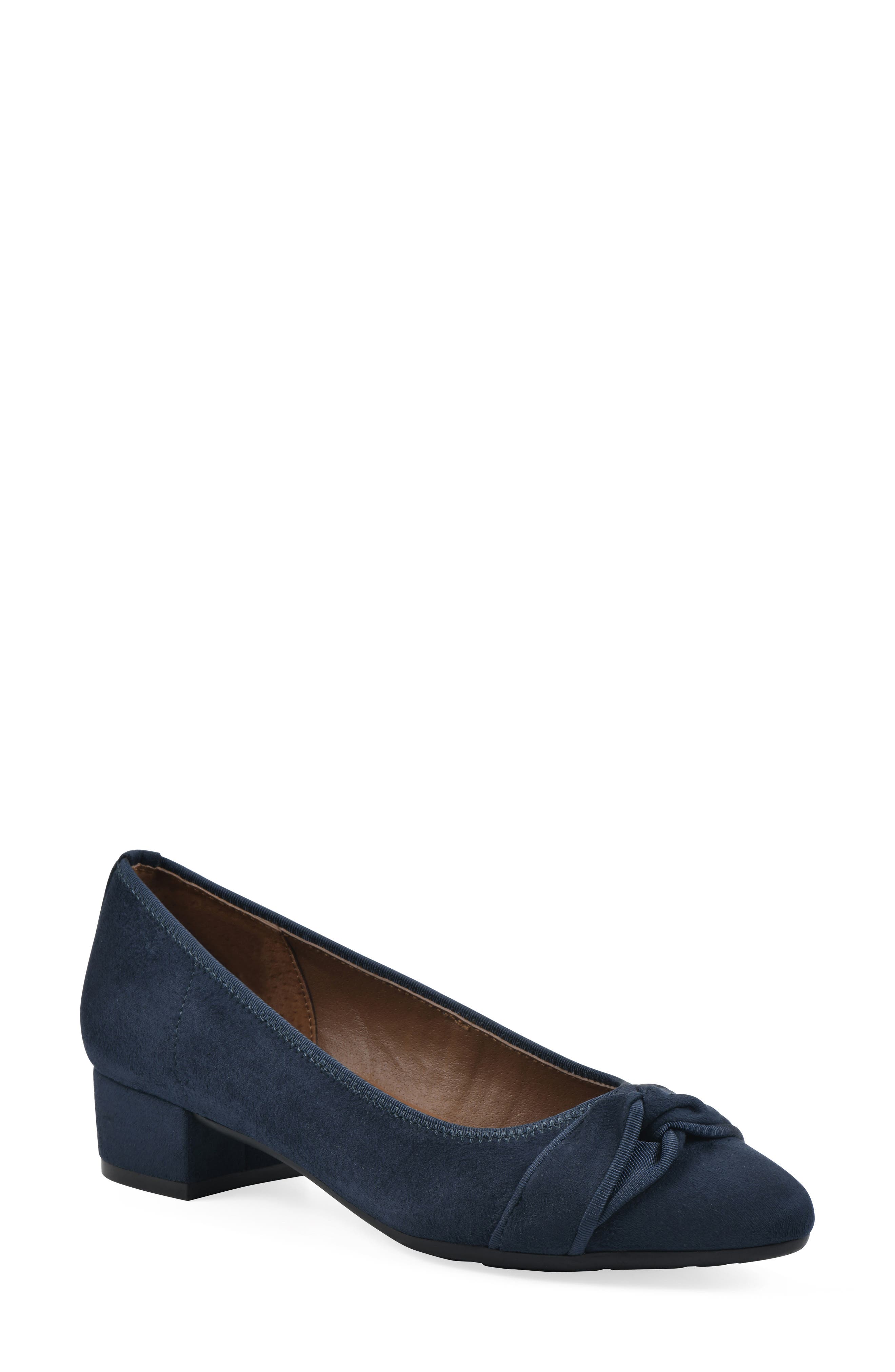 Bordeaux Pump, Main, color, NAVY FABRIC