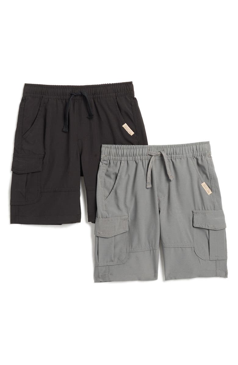 Weatherproof<sup>®</sup> Kids' 2-Pack Tech Shorts, Main, color, 