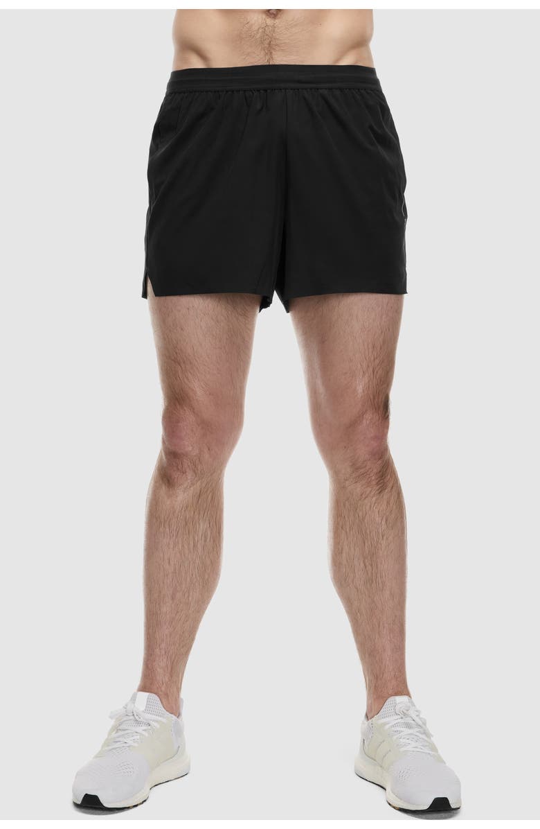 Peloton 5" Lined Bonded Run Short, Alternate, color, Jet Black