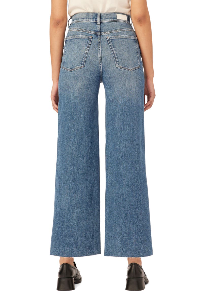 Hepburn High Waist Ankle Wide Leg Jeans, Alternate, color, EAST LAKE