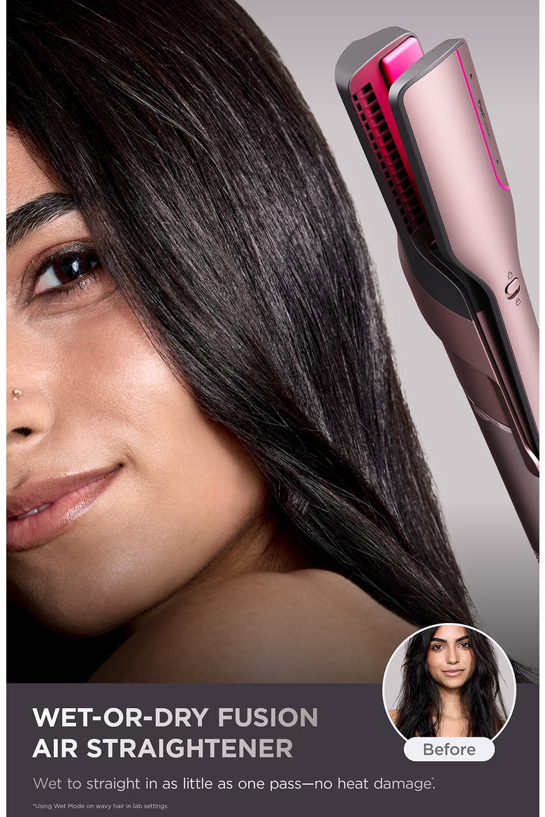 FlexFusion™ Air & Ceramic System with Air Straightener for Straight & Wavy Hair, Alternate, color, COSMIC BLUSH