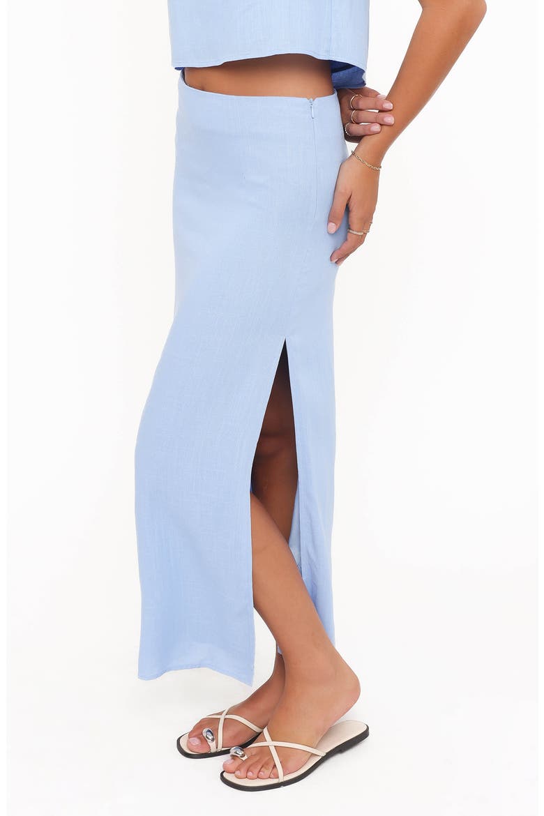 Madison Maxi Skirt, Alternate, color, BLUE