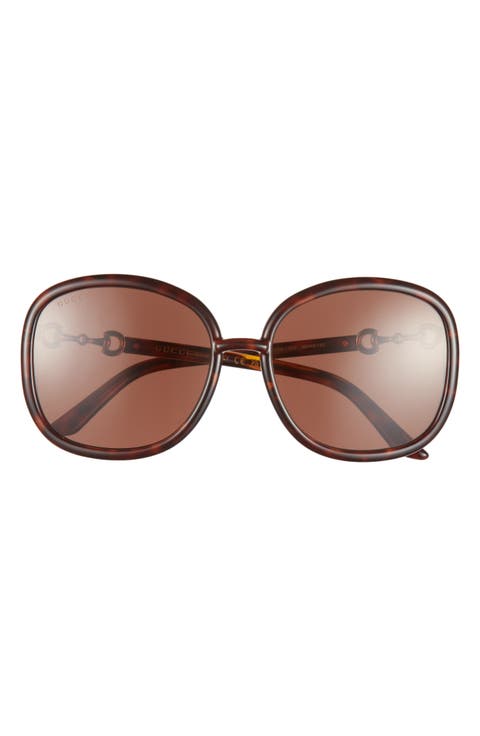 60mm Square Sunglasses