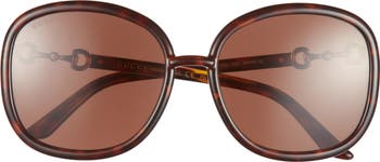 60mm Square Sunglasses