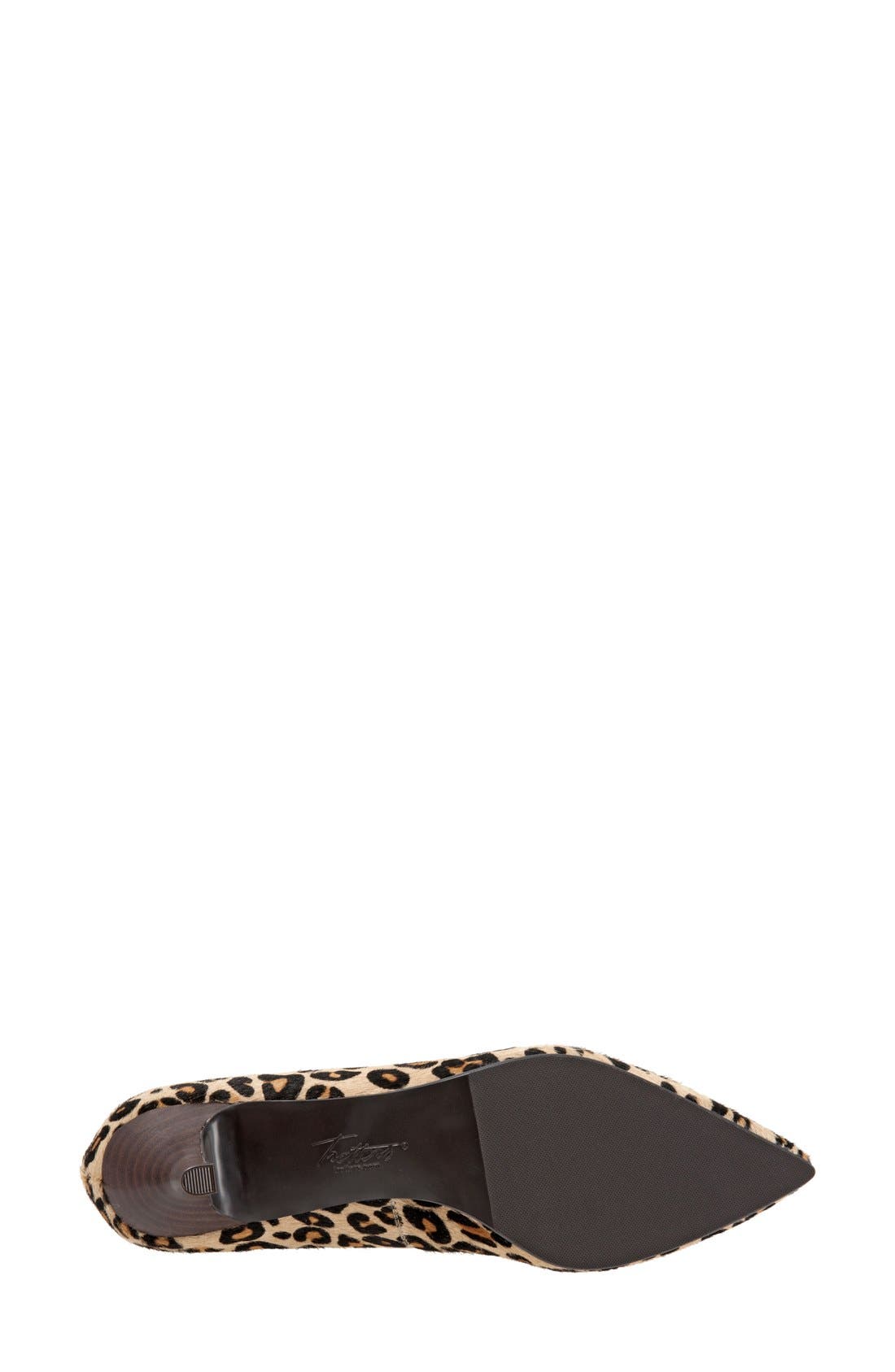 'Paulina' Leather Pump, Alternate, color, DARK TAN LEOPARD