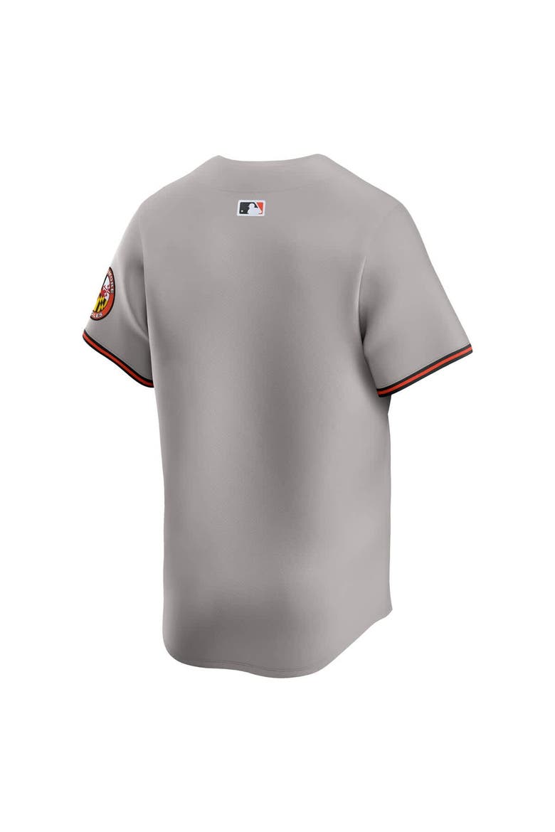 Men's Nike Gray Baltimore Orioles Road Limited Jersey, Alternate, color, Gray