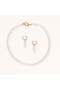selected 18K Gold Plated / White Pearl