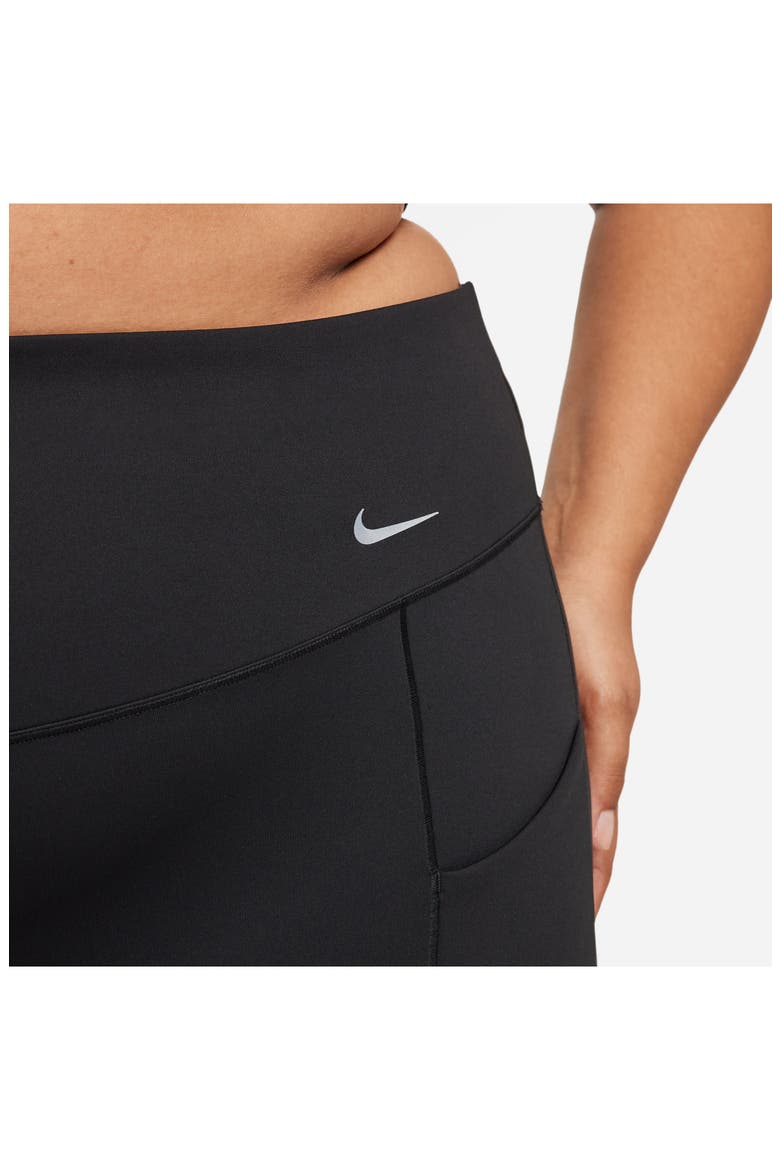 Dri-Fit Universa High Waist Bike Shorts, Alternate, color, BLACK/ BLACK