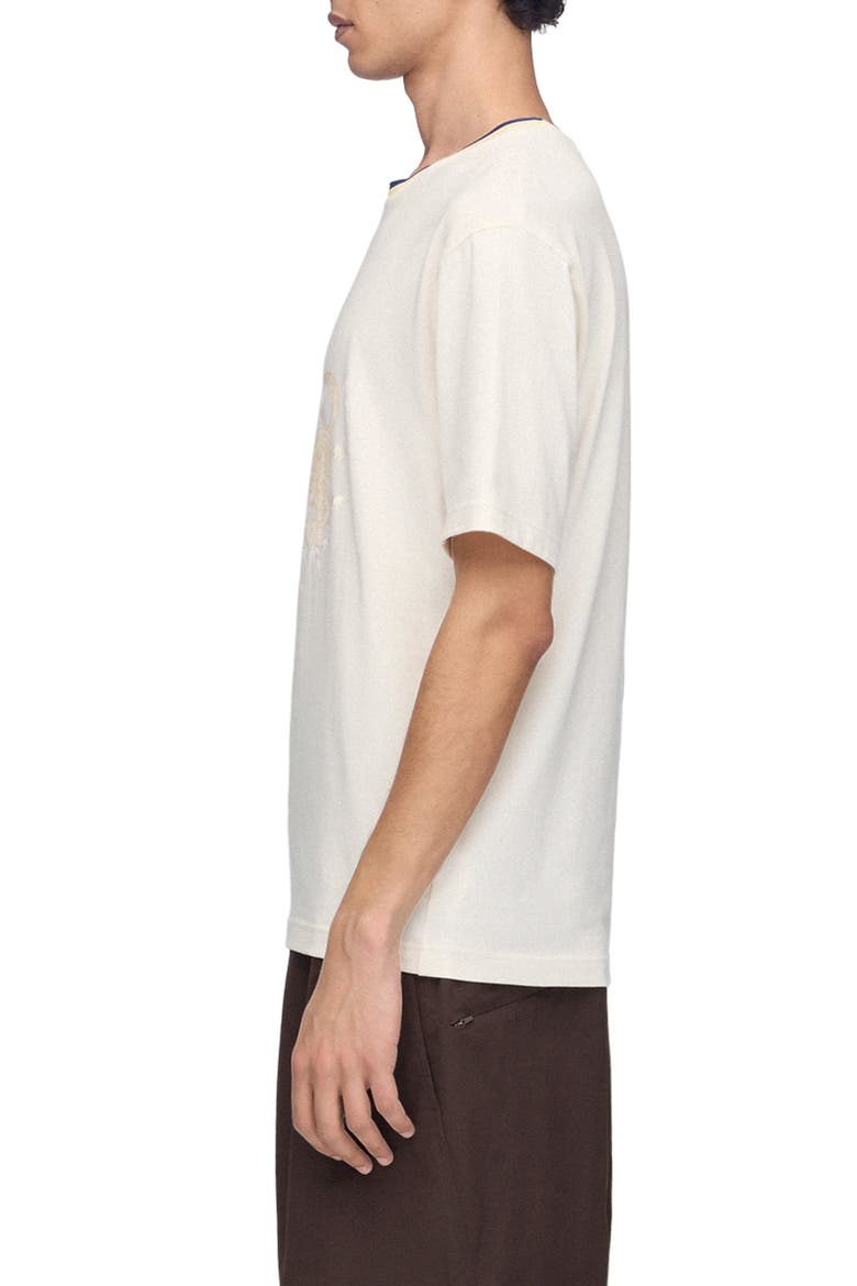 x Wales Bonner Graphic T-Shirt, Alternate, color, CHALK WHITE
