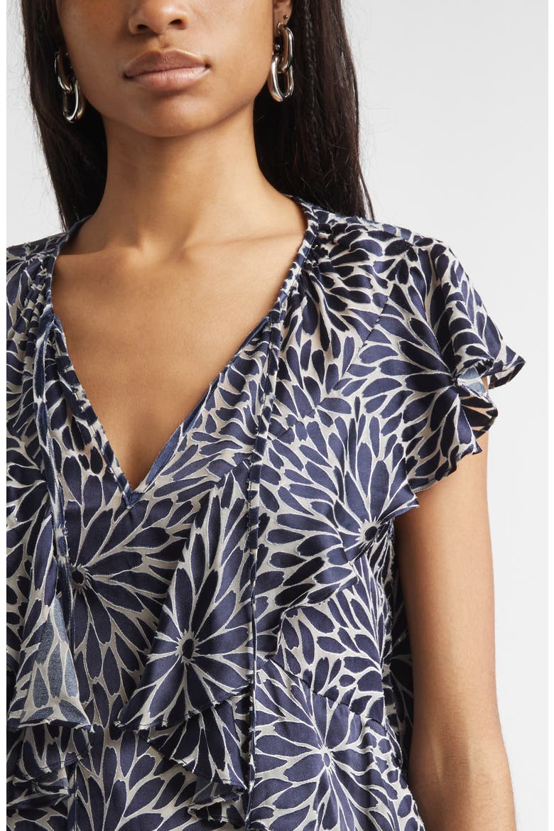 Julianne Ruffle Top, Alternate, color, NAVY BURNOUT