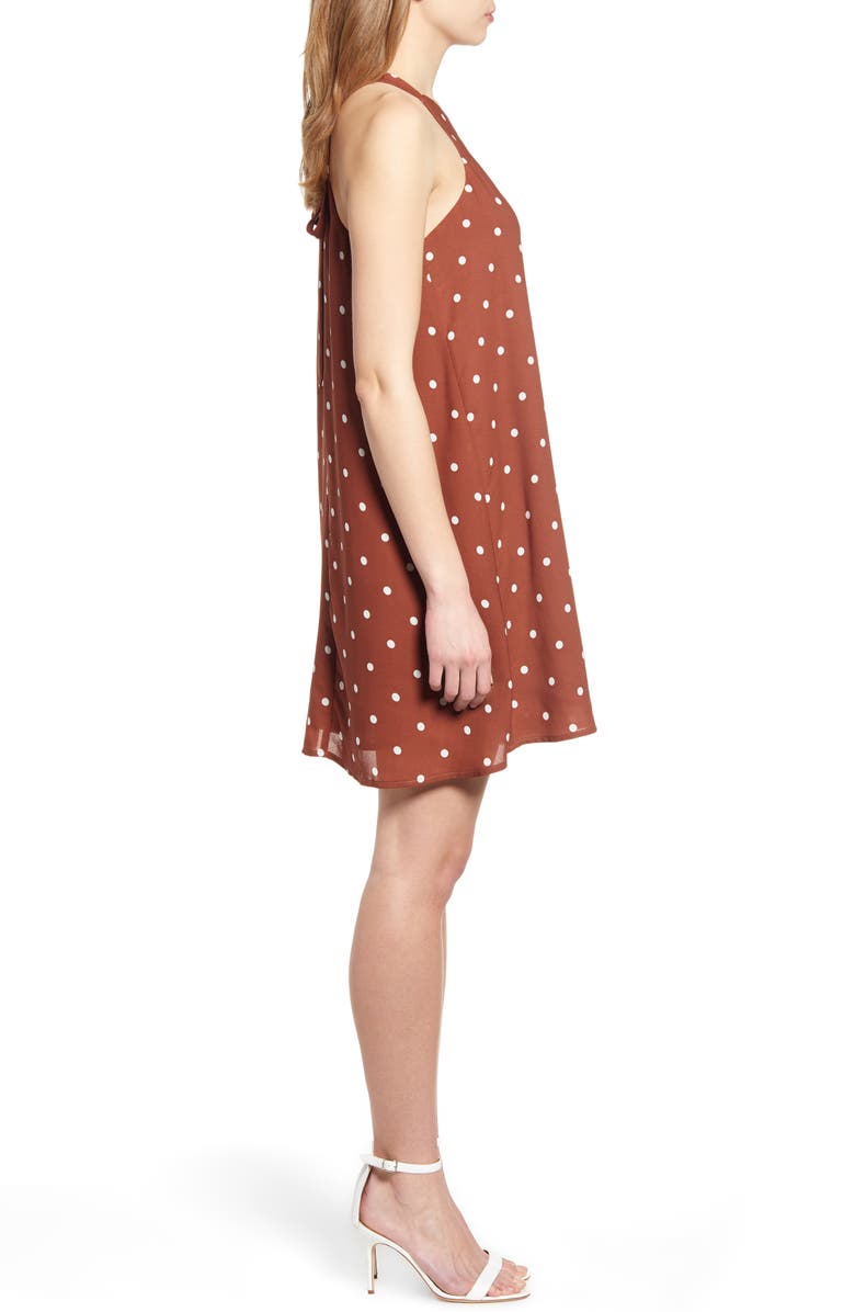 GIBSONLOOK Gibson x Hi Sugarplum! Naples Swing Halter Dress, Alternate, color, 