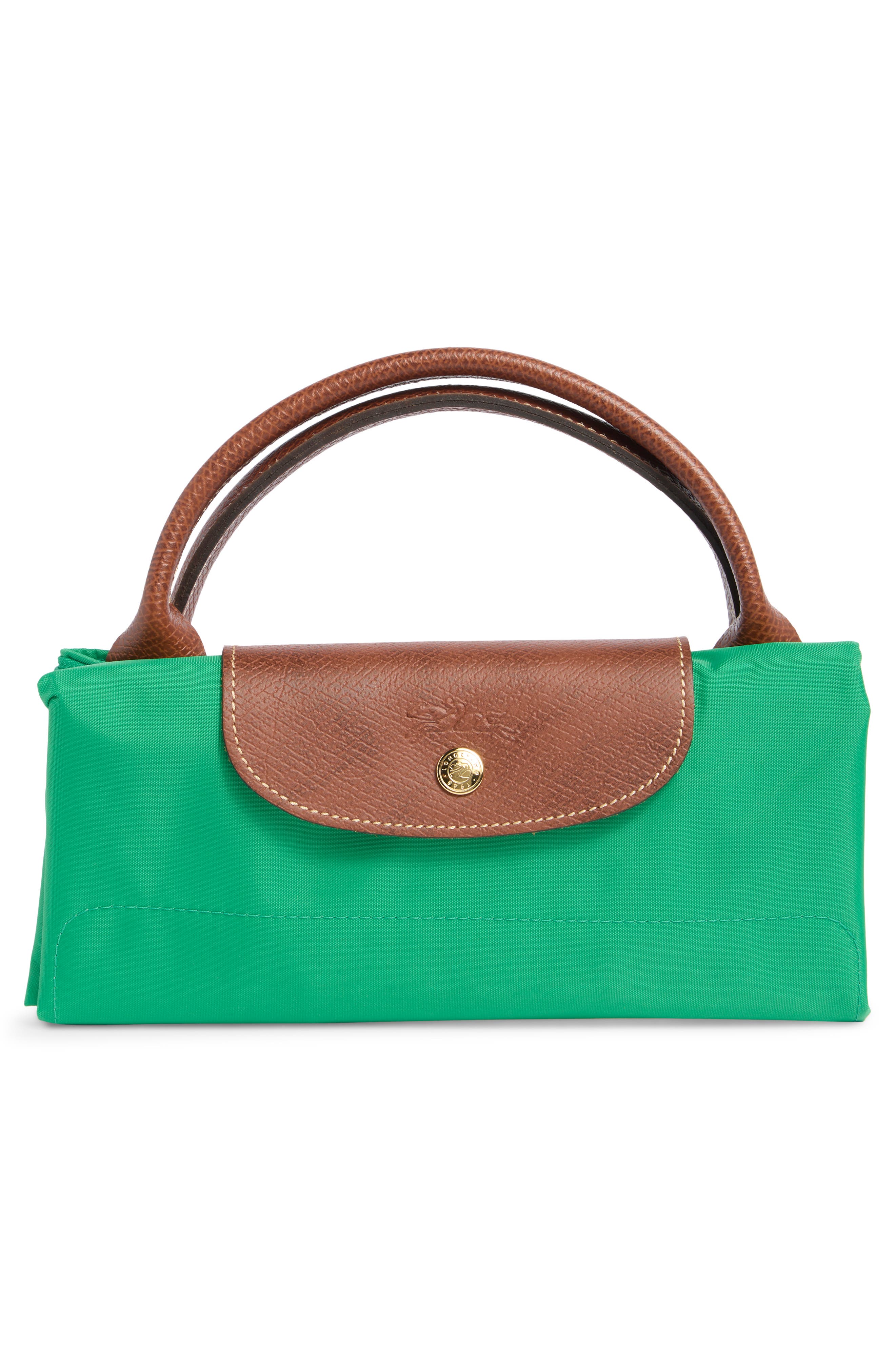 Longchamp Large Travel Duffle Bag, Alternate, color, Green