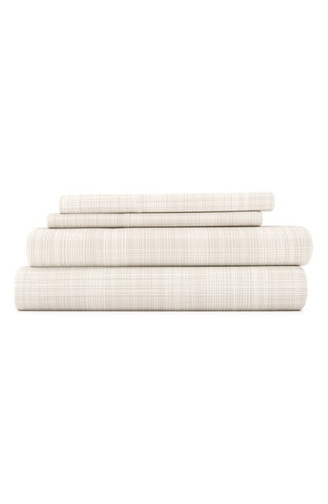 HOME SPUN Premium Ultra Soft Thatch 4-Piece Bed Sheet Set