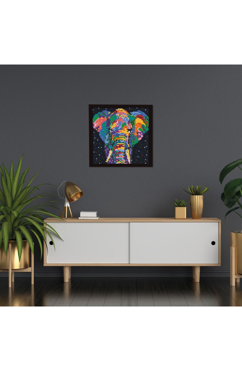 SES Creative Beedz Art Elephant Fantasy Iron on Beads Set, Alternate, color, Multicolored