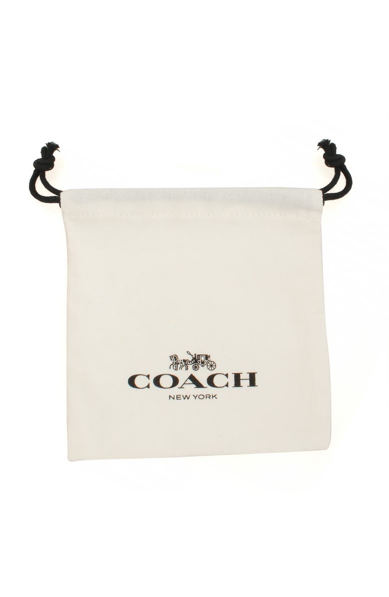 COACH Logo Enamel Hinge Bracelet, Alternate, color, 