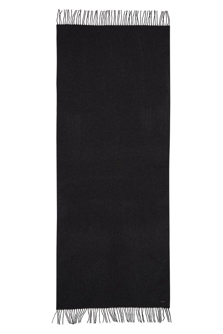 Addison Recycled Wool Scarf, Alternate, color, CHARCOAL