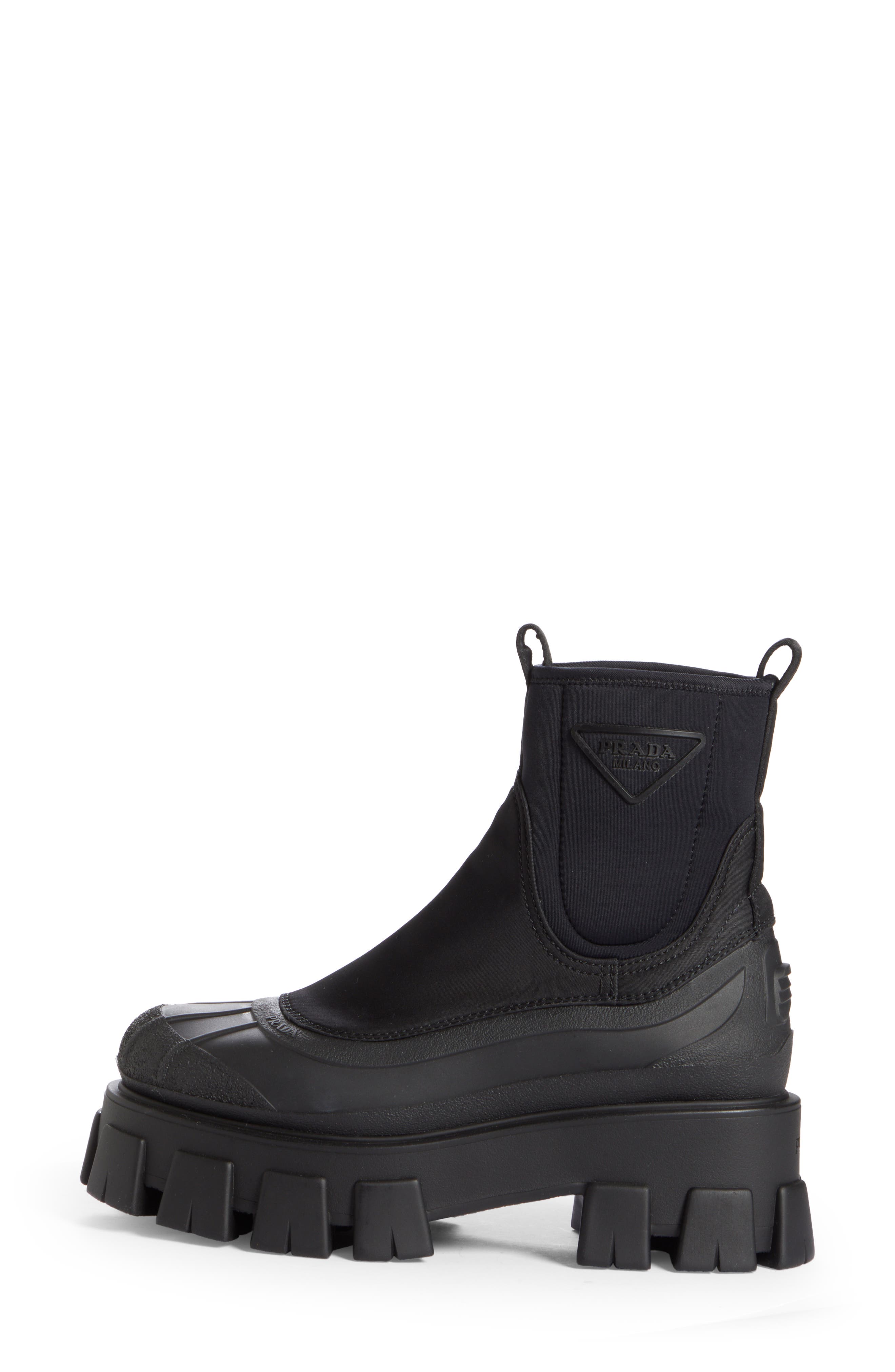 Prada Logo Monolith Duck Boot (Women) | Nordstrom