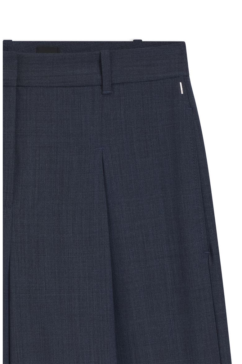 Tiana Flare Leg Virgin Wool Pants, Alternate, color, SKY CAPTAIN